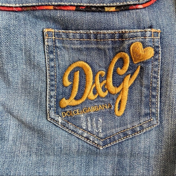Y2K Dolce And Gabbana Denim Mini Skirt - Picture 10 of 16